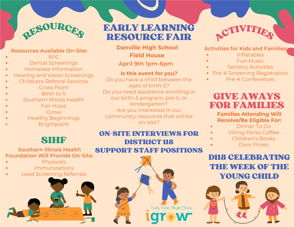  Early Learning Resource Fair